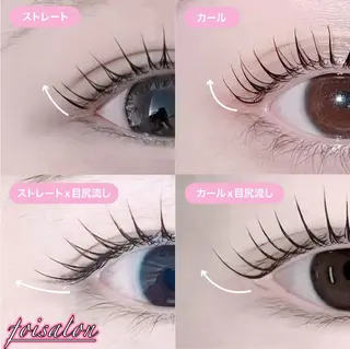 マツエク・マツパ foisalon 大久保店のマツエク・マツパデザイン