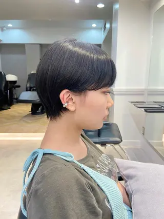 ショート カラー 山下夕月 ショート🫧ボブのヘアスタイル