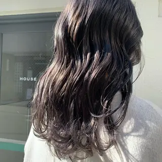 ロング 西岡 優太のヘアスタイル