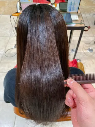 ロング 🦕望月渉🦕 パーマ🌪️ブリーチのヘアスタイル