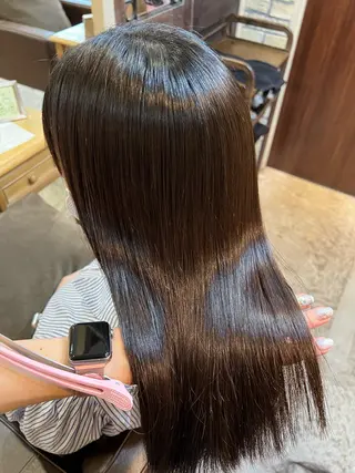ロング カラー ヘアアレンジ 髪質改善支持率 No. 1✨mayuのヘアスタイル