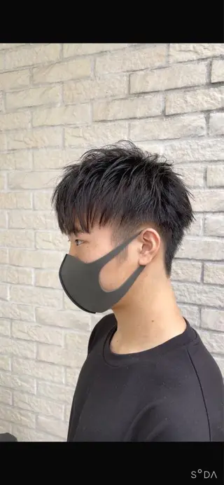 ショート メンズ 🪞髪質改善カラー× レイヤー河村真聖🪞のヘアスタイル