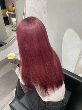 ロング カラー cope'u ワカナのヘアスタイル