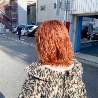 ミディアム カラー ヘアアレンジ cecil hair 難波店所属・髪質改善透明感カラー /SHOGO☀️のヘアスタイル