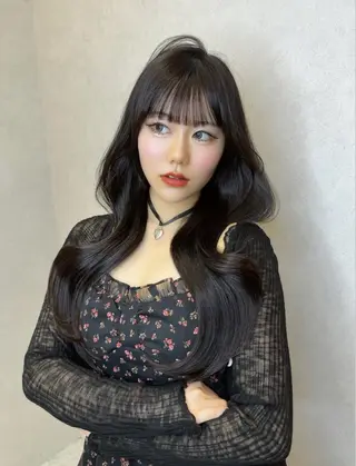 ロング 🇰🇷POCKET 宇根 幸恵🎀のヘアスタイル