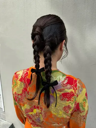 ロング sliver siki・ayanaのヘアスタイル