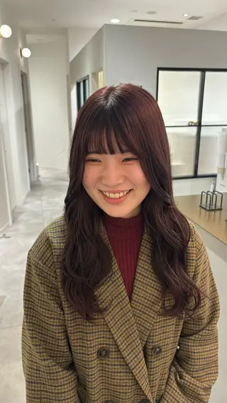 ロング ボブカット/ 天王寺美容室/ホノカのヘアスタイル