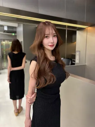 ロング 堤 翔平のヘアスタイル