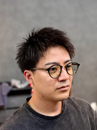 ショート メンズ 豊洲メンズカット 宮崎大弥のヘアスタイル