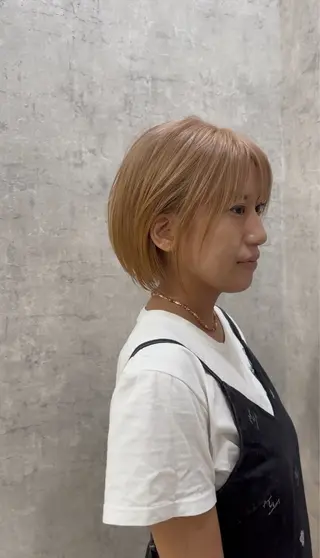 ショート 髪質改善/縮毛矯正/ 似合わせ/山口大輝のヘアスタイル