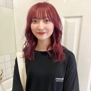 ロング カラー arisa/暖色 /伏見/レイヤーのヘアスタイル