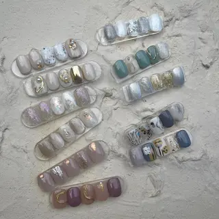 ショート カラー ネイル musee art所属・Musee art 亀戸店のネイルデザイン