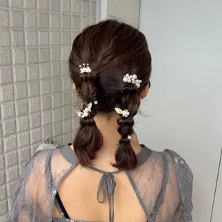 ヘアアレンジ 美髪カラー/縮毛矯正 /髪質改善/airiのヘアスタイル