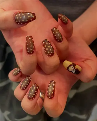 ネイル 文 /個性派ネイルのネイルデザイン