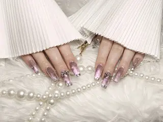 ネイル ☁️Minmin Tsuki💙🩵のネイルデザイン