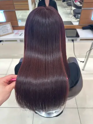 ロング 暖色🎀ゆるふわ☁️ MOERI 🍒のヘアスタイル