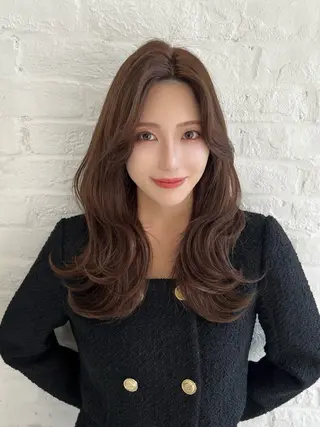 ミディアム 高島大登/顔周り /レイヤーカットのヘアスタイル