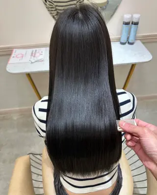 ロング 縮毛矯正/美髪カラー 松田空優哉のヘアスタイル