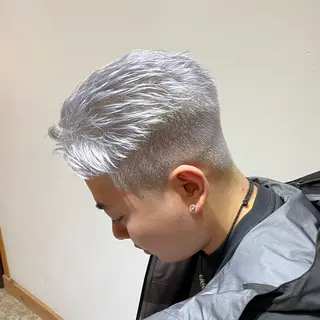 ショート カラー メンズ メンズカラー/ バレイヤージュ/聖斗のヘアスタイル