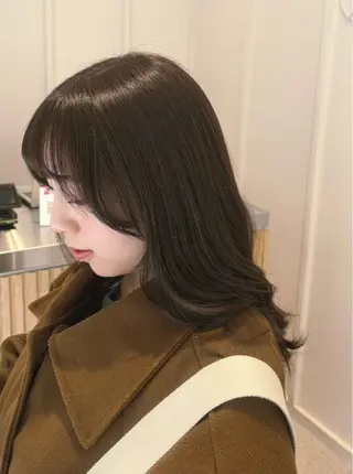 ロング 透明感カラー/顔周り カット🎀ヒラバルのヘアスタイル