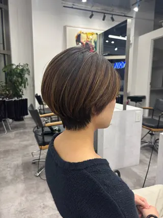 ショート カラー ヘアアレンジ レイヤー/メンズ🥑 マエダアズミ🥑のヘアスタイル