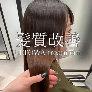 ロング 髪質改善/縮毛矯正 艶カラー/珠聡のヘアスタイル