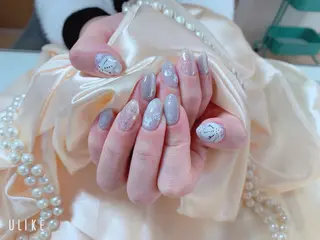 ネイル ネイルサロンAiri 長さ出し·シンプルのネイルデザイン