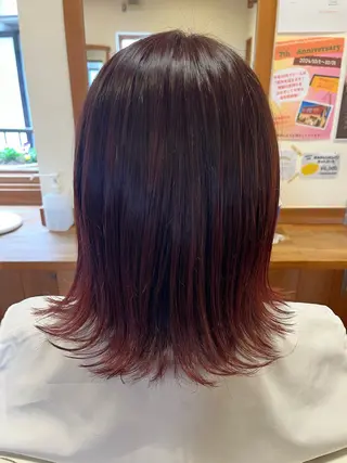 カラー 五味 桃香のヘアスタイル