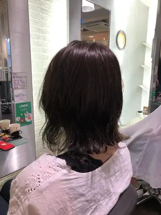 ミディアム 西山 恵太郎のヘアスタイル