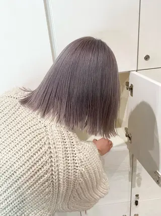 ミディアム カラー 🖤KURUMI🖤 潤艶・髪質改善のヘアスタイル