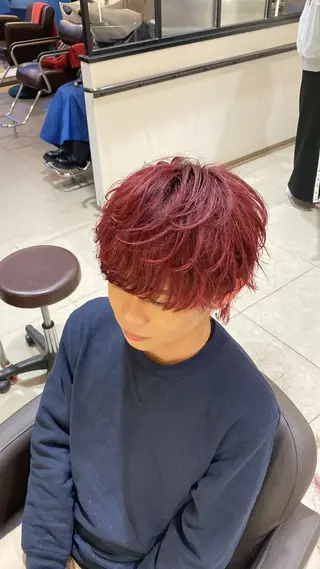 ショート カラー メンズ Sol×cielo所属・内田 匠真のヘアスタイル