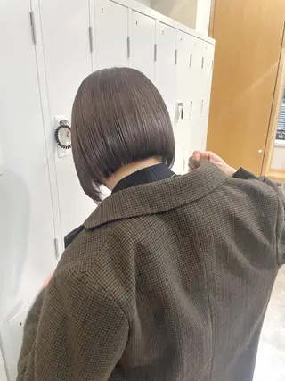 ショート カラー 田中大星 /ボブ 縮毛矯正のヘアスタイル