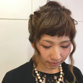 ヘアアレンジ analogue所属・u harukaのヘアスタイル