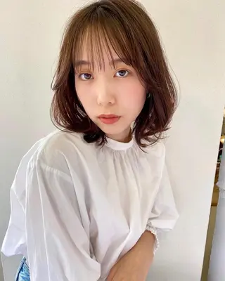 ミディアム ボブ指名No.1🌞 オガタのヘアスタイル