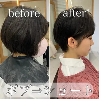 ショート ショート、ボブ特化 長島智彦のヘアスタイル