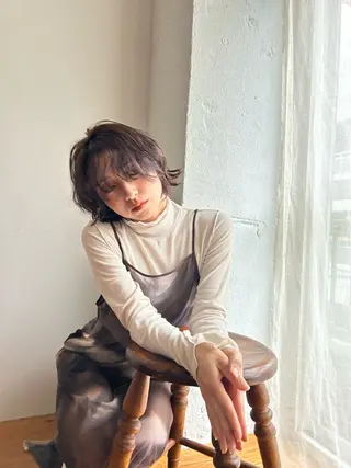 ロング メンズパーマ/ mao:)のヘアスタイル