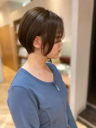 ショート カラー 齋藤 優のヘアスタイル