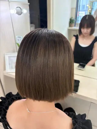 ミディアム 横浜ボブ/ツヤ髪ボブ ✨ボブカラーのヘアスタイル