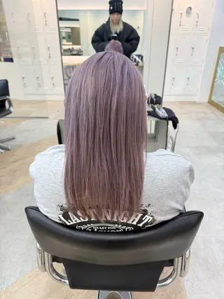 ショート カラー パーマ メンズ キッズ 栄💗メンズパーマ｜ ハイトーン｜haruのヘアスタイル