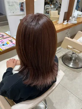 ミディアム カラー 沖元 統弥のヘアスタイル