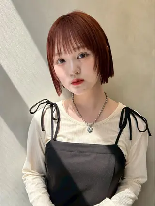 ショート カラー ヘアアレンジ 吉田 晴香のヘアスタイル