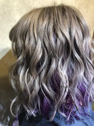 ミディアム BuzZ所属・西村 雄二/エクステのヘアスタイル