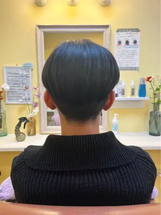 ショート メンズ MoMO北三条駅 ꕤ︎︎·͜·さとうのヘアスタイル