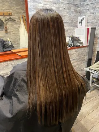 ロング カラー 中川原 大介のヘアスタイル