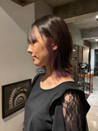 ショート イージーパーマ募集 平口はのんのヘアスタイル