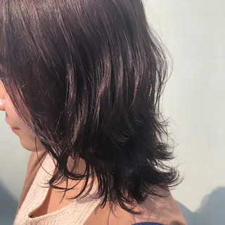 ミディアム カラー パーマ 【美髪のお医者さん】 髙橋真理奈💉🌟のヘアスタイル