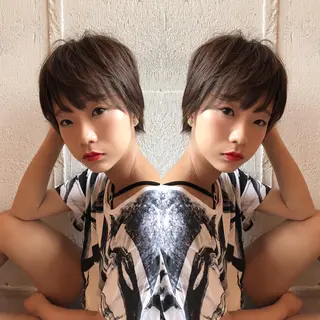 ショート あらき ちさとのヘアスタイル