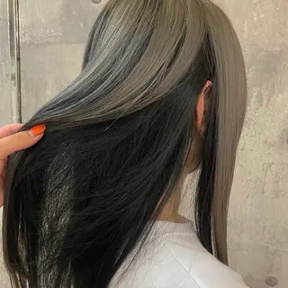 ロング カラー 髪質改善/艶髪カラー 関野文也のヘアスタイル