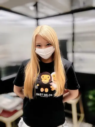 ロング カラー 韓国ヘア暗髪 ダブルカラーメンズ可のヘアスタイル