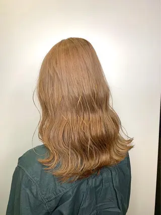 セミロング カラー 💘透明感カラー💘 沖本 将宏のヘアスタイル